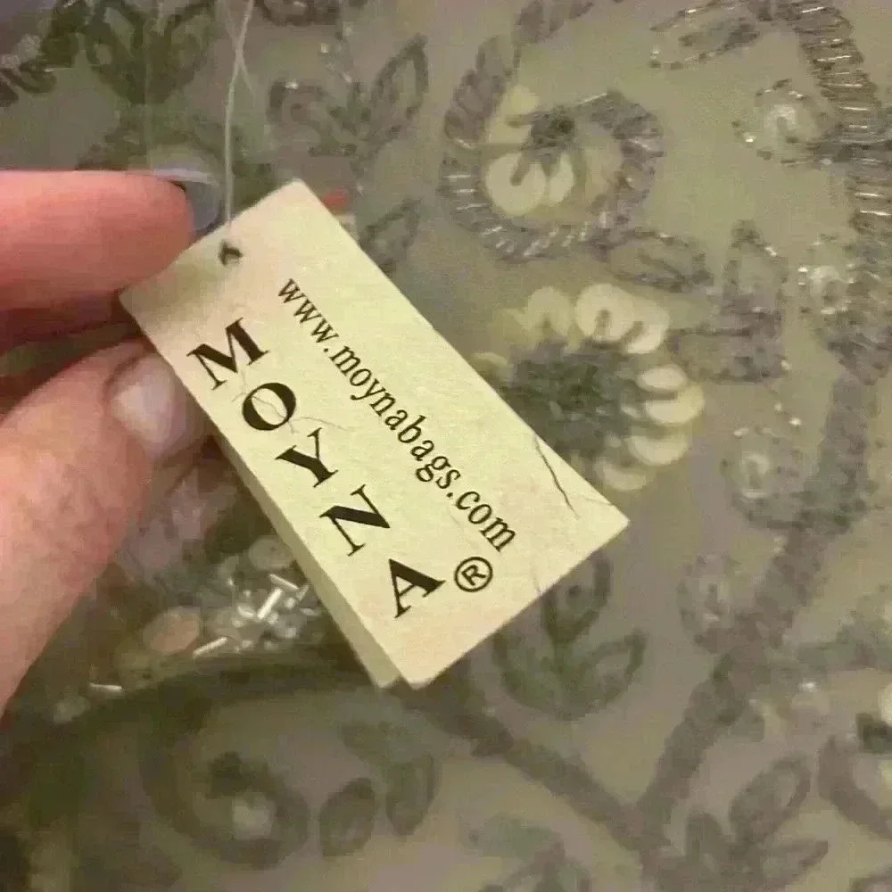 Moyna ~ intricate beaded formal sleeve jacket size M - Picture 15 of 16